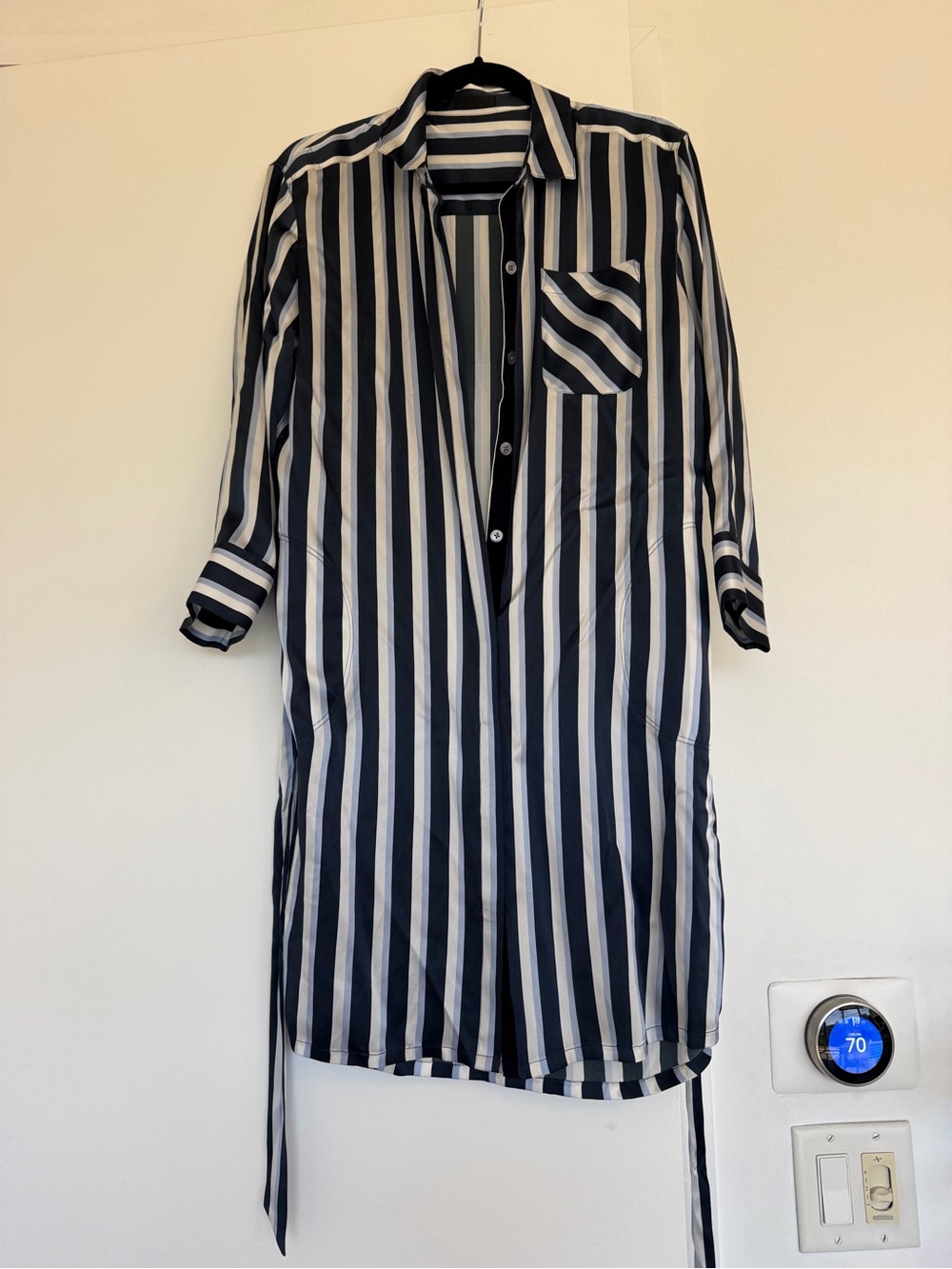 ATM 100% silk tie dress